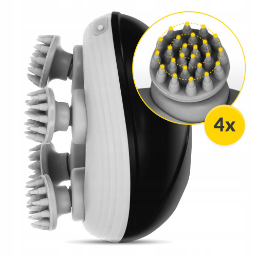 Масажна подушка  4FIZJO Smart Head Massager Black - фото №9